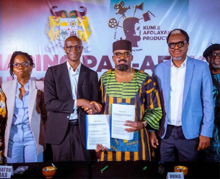 Filmmaker Kunle Afolayan signs partnership MoU with Benin Republic