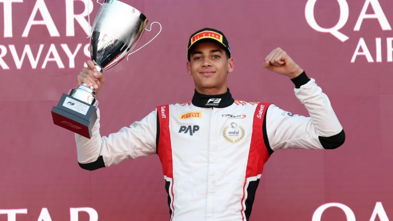 Nigerian-American racing driver Ugo Ugochukwu wins the 2026 FIA Formula 3 Championship in Madrid